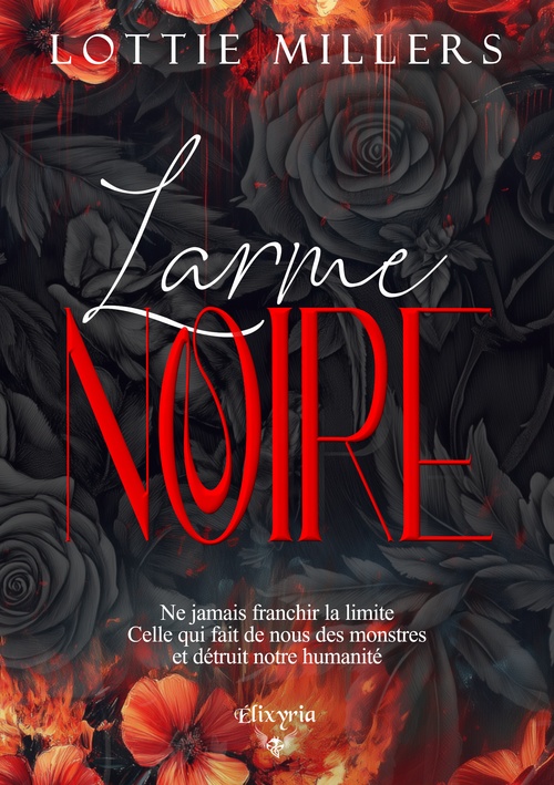 Couverture ebook de Larme noire, de Lottie Millers