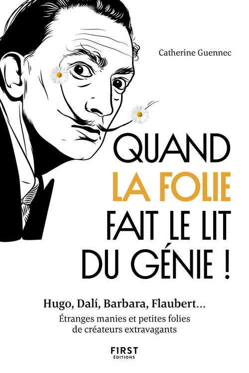 Couverture ebook de Quand la folie fait le lit du génie !, de Catherine Guennec