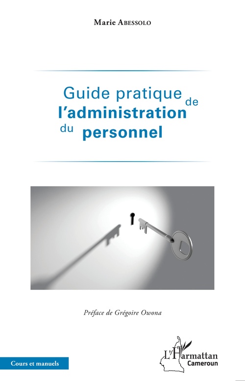 Couverture ebook de Guide pratique de l'administration du personnel, de Marie Abessolo