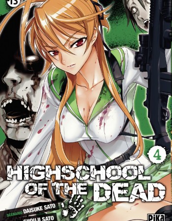 Couverture ebook de Highschool of the Dead T04, de Shouji Sato