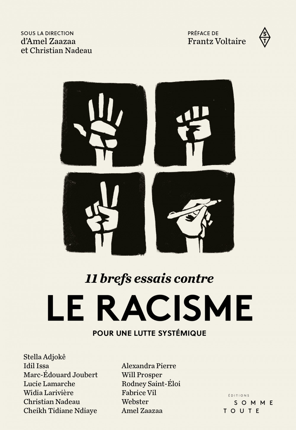 ebook cover of 11 brefs essais contre le racisme, by Collectif, Christian Nadeau, Amel Zaazaa