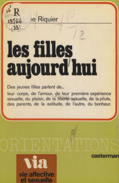 ebook cover of Les Filles d'aujourd'hui, by Marthe Riquier
