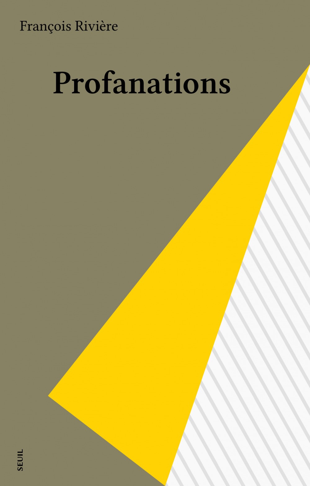 ebook cover of Profanations, by Riviere Francois