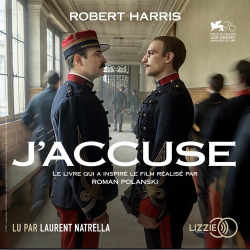 audiobook cover of J'accuse, by Robert Harris