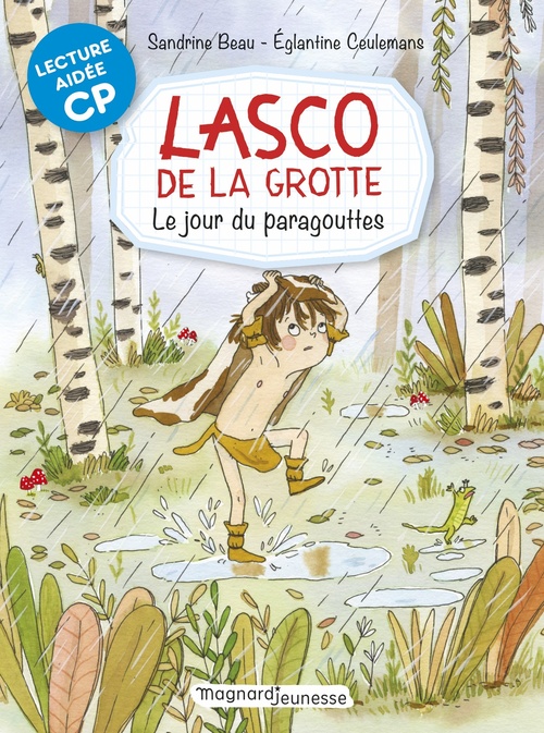 Couverture ebook de Lasco de la grotte 6 - Le Jour du Paragouttes Lecture aidée, de Sandrine  Beau