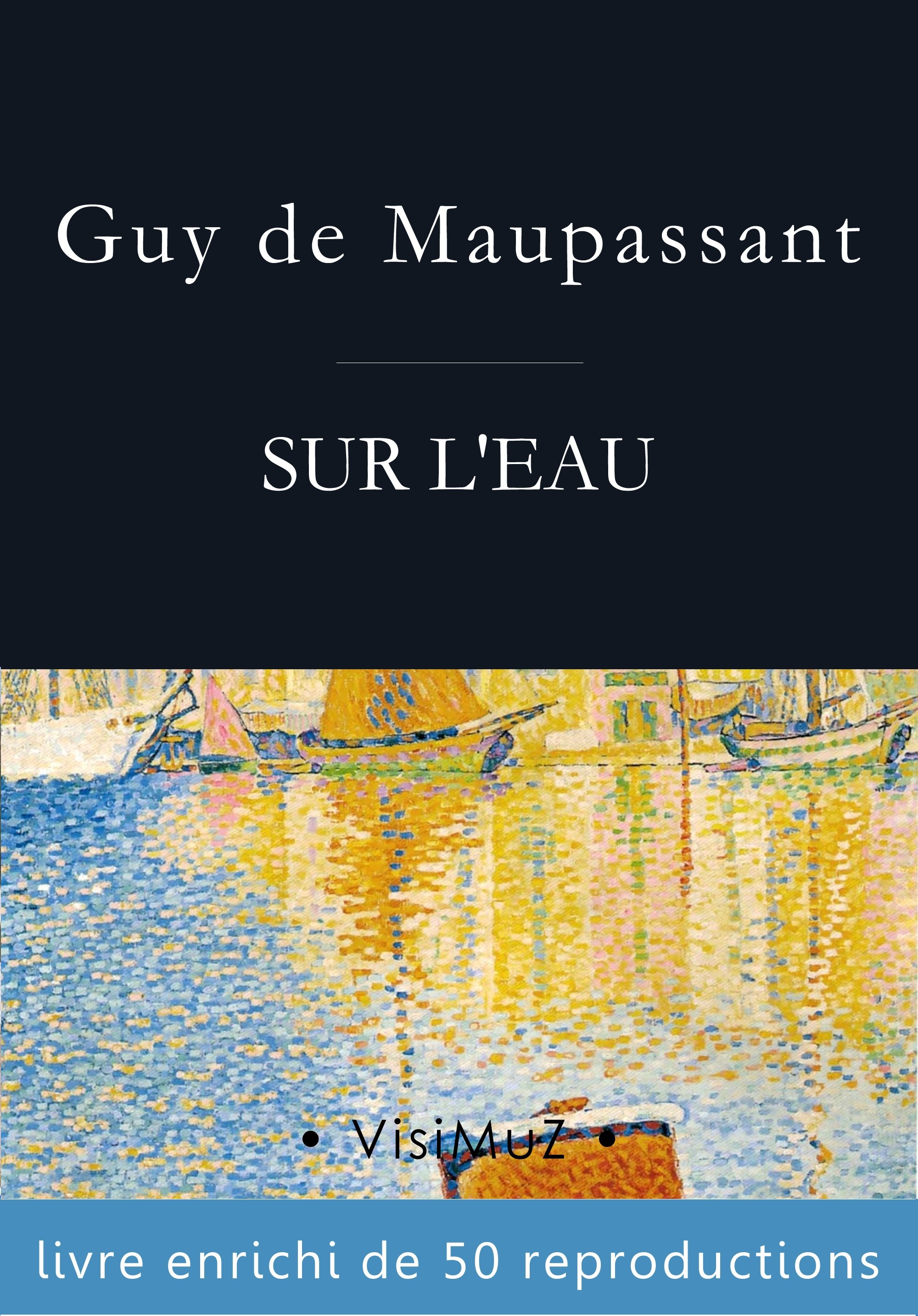 Couverture ebook de Sur l'eau, de Guy de Maupassant