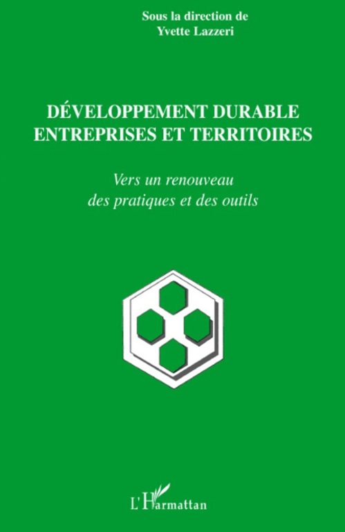 Couverture ebook de Développement durable, entreprises et territoires, de Yvette Lazzeri
