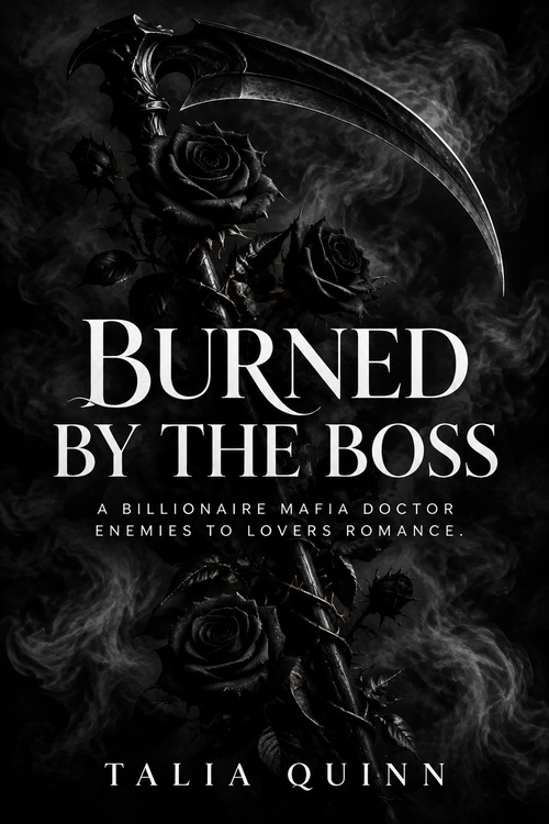 Couverture ebook de Burned by the Boss, de Talia Quinn