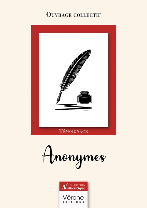ebook cover of Anonymes, by Ouvrage Collectif