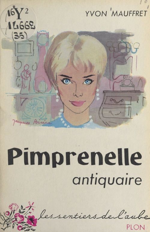 Couverture ebook de Pimprenelle antiquaire, de Yvon Mauffret