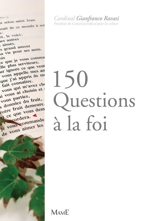 ebook cover of 150 questions à la foi, by Gianfranco Ravasi