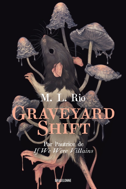 ebook cover of Graveyard Shift, by M. L. Rio, Teagan White