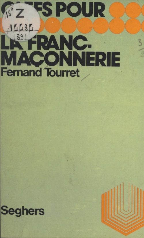 Couverture ebook de Clefs pour la franc-maçonnerie, de Fernand Tourret