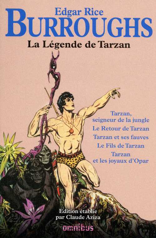 Couverture ebook de La légende de Tarzan, de Edgar Rice Burroughs
