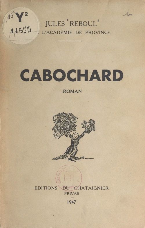 ebook cover of Cabochard, by Jules Reboul