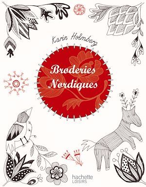 Couverture ebook de Broderies nordiques, de Karin Holmberg