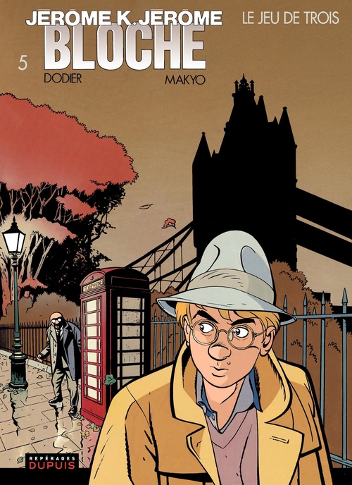 ebook cover of Jérôme K. Jérôme Bloche - Tome 5 - Le jeu de trois, by Alain Dodier, Makyo
