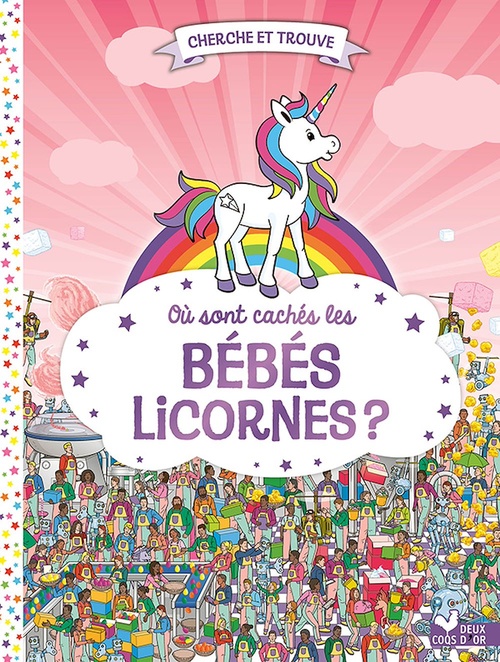 Couverture ebook de Où sont cachés les bébés licornes ?, de Paul Moran