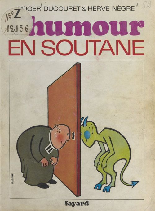 Couverture ebook de L'humour en soutane, de Hervé Nègre, Roger Ducouret