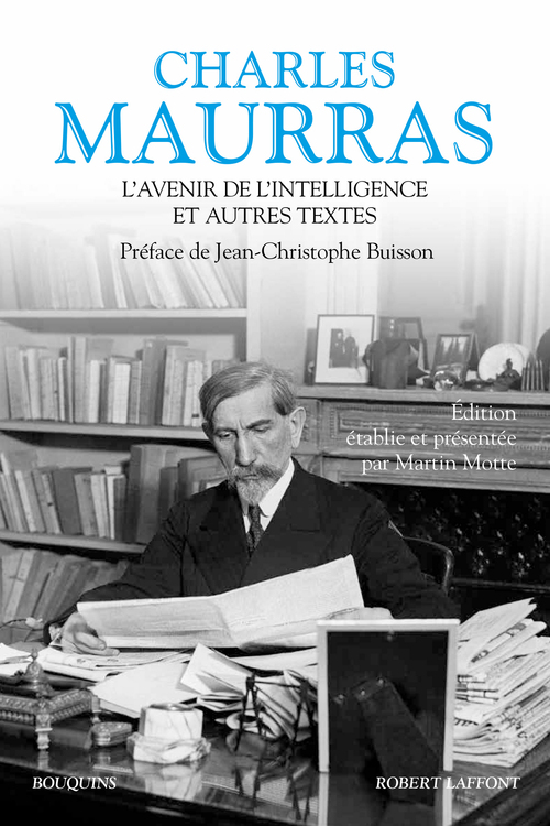 Couverture ebook de L'avenir de l'intelligence et autres textes, de Charles Maurras