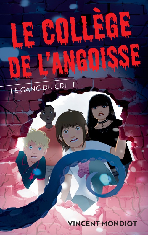 Couverture ebook de Le Gang du CDI - T1 Le collège de l'angoisse, de Vincent Mondiot