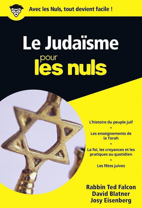Couverture ebook de Le judaïsme poche pour les Nuls, de David Blatner, Josy Eisenberg, Ted Falcon