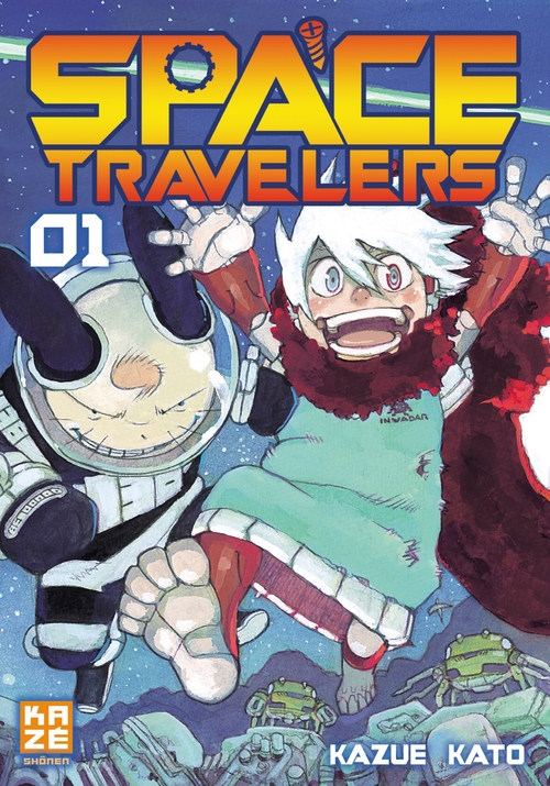 ebook cover of Space Travelers T01, by Kazue Kato