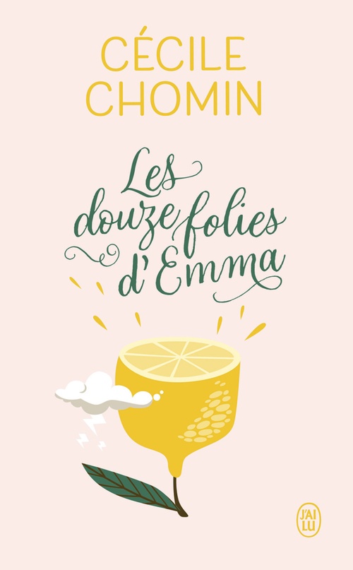 Couverture ebook de Les douze folies d'Emma, de Cécile Chomin