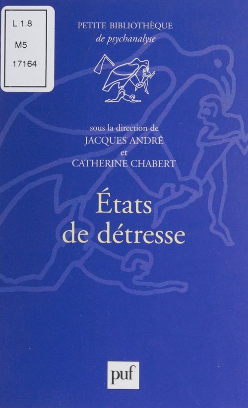 Couverture ebook de États de détresse, de Jacques André, Catherine Chabert