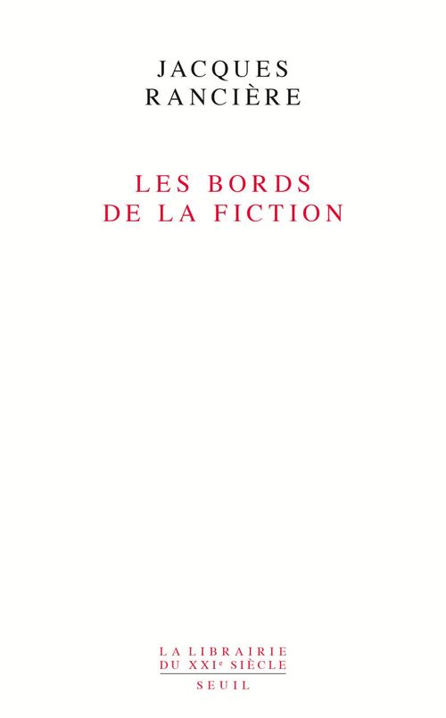 Couverture ebook de Les bords de la fiction, de Jacques Rancière