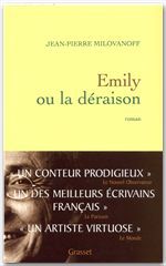 Couverture ebook de Emily ou la déraison, de Jean-Pierre Milovanoff