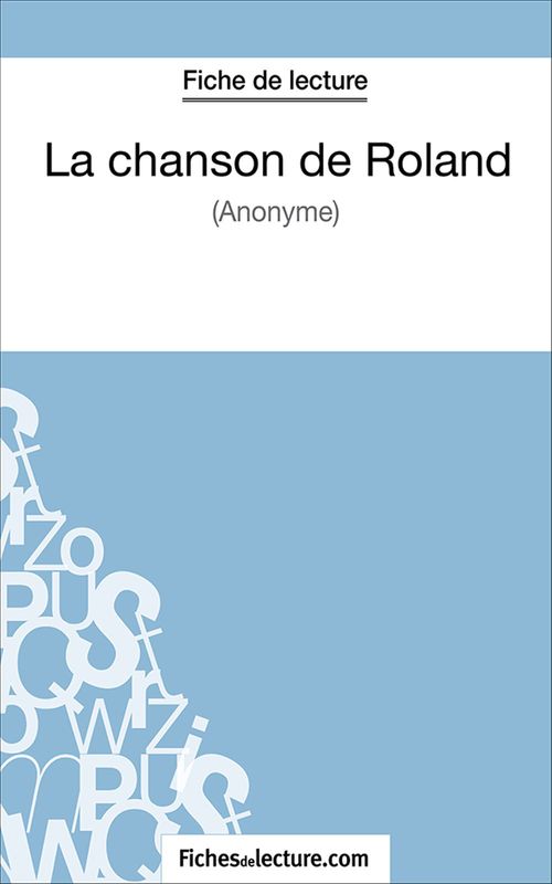 ebook cover of La chanson de Roland, by Fichesdelecture.Com, Sophie Lecomte