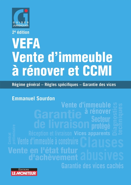 ebook cover of VEFA, Vente d immeuble à rénover et CCMI, by Emmanuel Sourdon