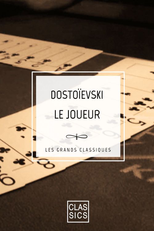 Couverture ebook de Le joueur, de Fiodor Dostoievski