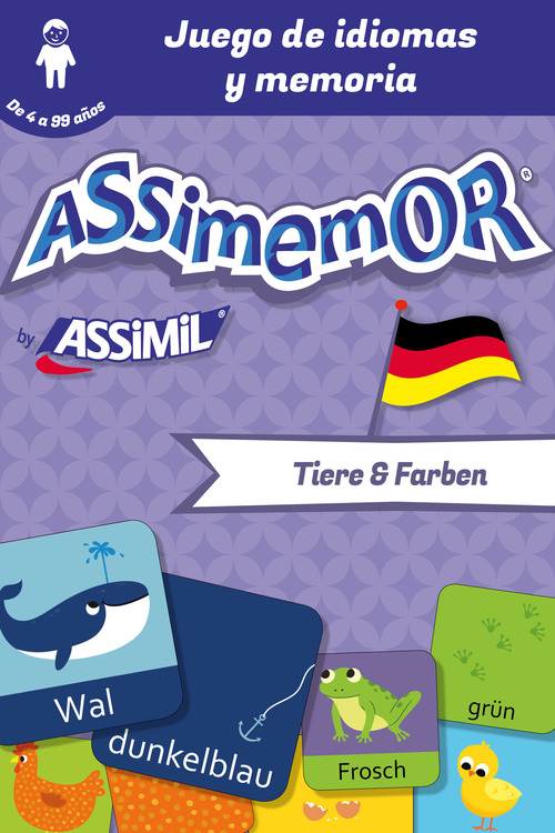 Couverture ebook de Assimemor - Mis primeras palabras en alemán: Tiere und Farben, de Jean-Sebastien Deheeger, Celadon