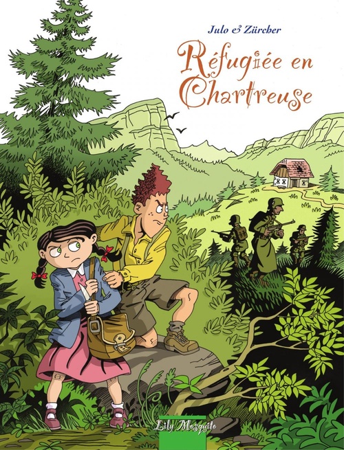ebook cover of Réfugiée en Chartreuse, by Muriel Zürcher, Nicolas Julo