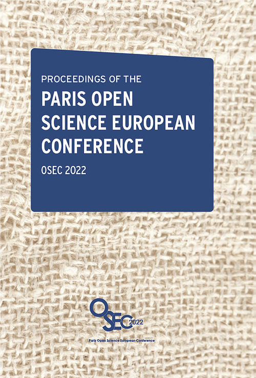 Couverture ebook de Proceedings of the Paris Open Science European Conference, de Open Science European Conference