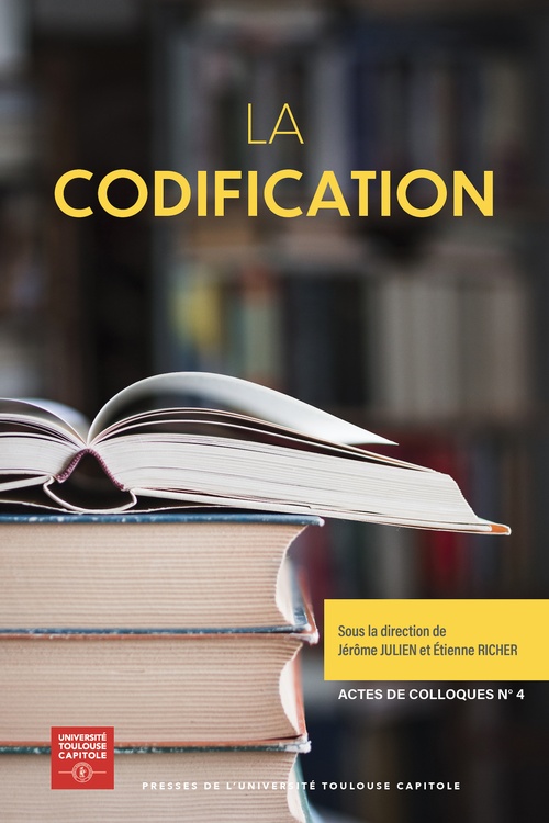 Couverture ebook de La codification, de
