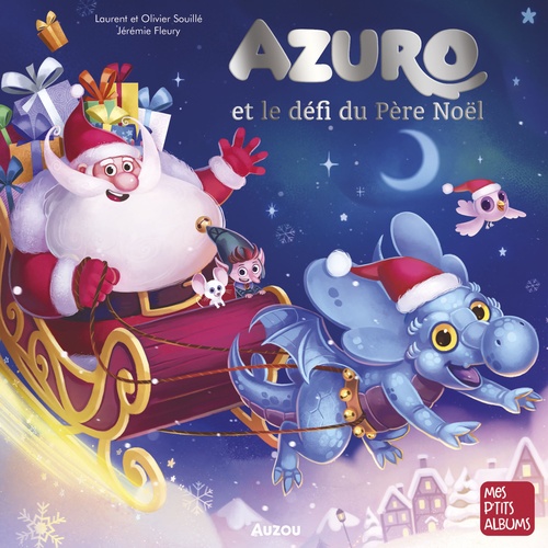 Couverture audiobook de Azuro et le défi du Père Noël, de Olivier Souillé, Laurent Souillé