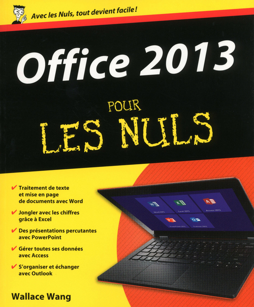Couverture ebook de Office 2013 Pour les nuls, de Wallace Wang