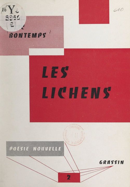 Couverture ebook de Les lichens, de Eric Bontemps