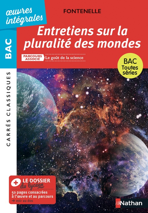 ebook cover of Entretien sur pluralité mondes, by Bernard de Fontenelle
