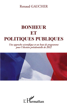 Couverture ebook de Bonheur et politiques publiques, de Renaud Gaucher