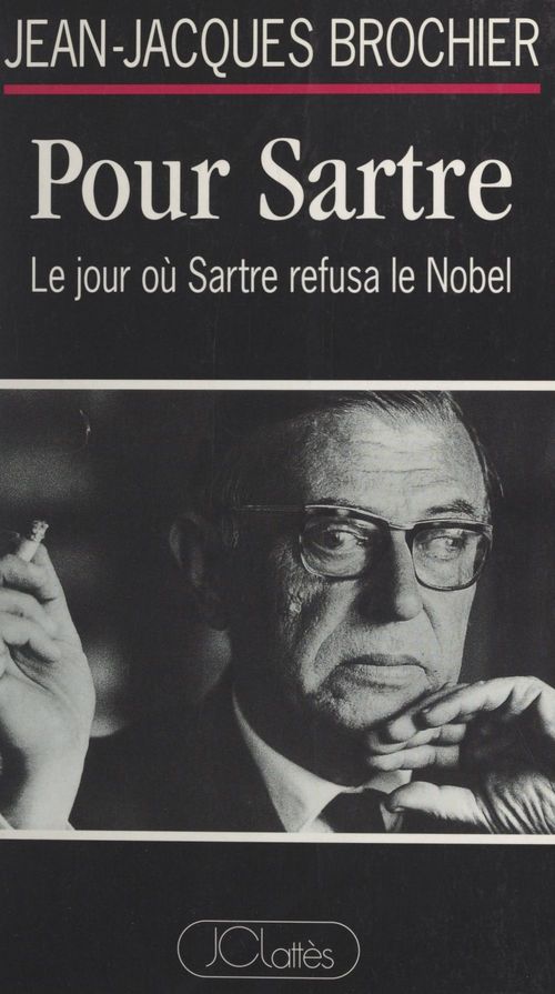 ebook cover of Pour Sartre, by Jean-Jacques Brochier