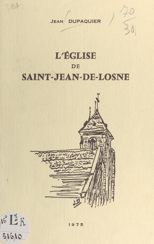 ebook cover of L'eglise de Saint-Jean-de-Losne, by Jean Dupaquier