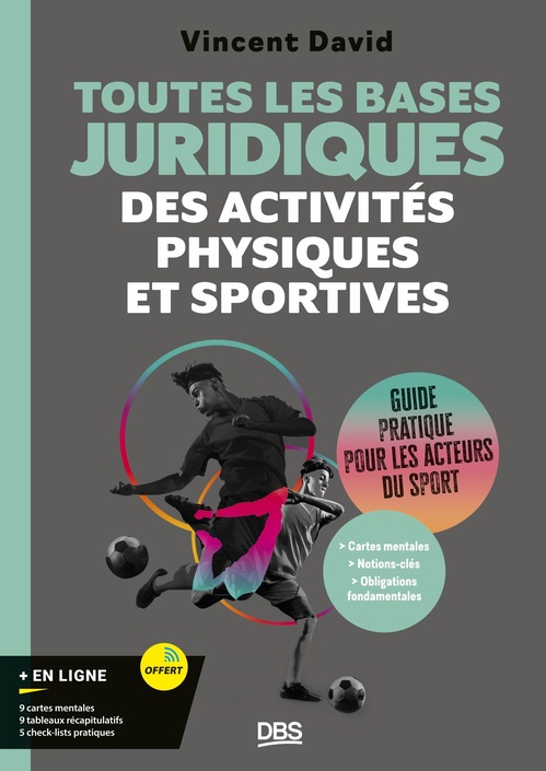 Couverture ebook de Toutes les bases juridiques des activités physiques et sportives, de Vincent David