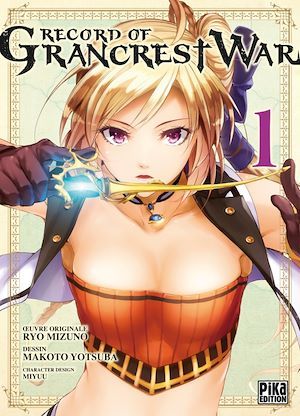 Couverture ebook de Record of Grancrest War T01, de Ryo Mizuno, Makoto Yotsuba