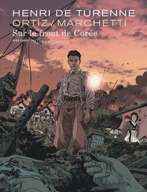Couverture ebook de Sur le front de Corée, de Stéphane Marchetti, Henri de Turenne