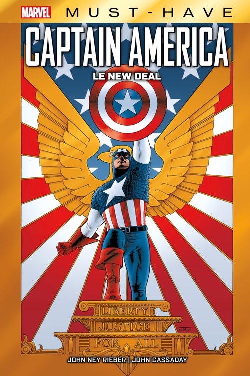 Couverture ebook de Best of Marvel (Must-Have) : Captain America - Le new deal, de John Ney Rieber