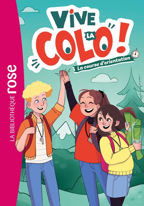 Couverture ebook de Vive la colo !, Tome 01 - La course d'orientation, de Collectif